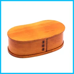 【人気商品】17×9cm 漆塗り 木製 ランチボックス 曲げわっぱ 一段 store) box 豆型 bento wappa A-20-272359 和歌山峠のわっぱめし弁当箱屋さんwakayama