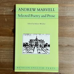 【古本】Andrew Marvell Selected Poetry and Prose / Robert Wilcher[編]