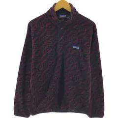 古着 90~00年代 パタゴニア Patagonia ライトウェイト SYNCHILLA シンチラ スナップT 25462 総柄 ハーフスナップ/eaa389595