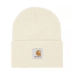 【新品・未使用】CARHARTT (WATCH CAP) WHITE カーハート ニット帽 ホワイト