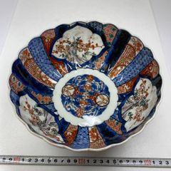 古伊万里 金彩 染錦 南蛮人船文 皿 飾皿 奇玉宝鼎之珍 - メルカリ