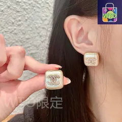 【今日WTO】Chanel ヴィンテージ ダブル C ピアス 送料無料！在庫限定セール価格-KL53
