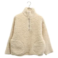 Acne Studios (アクネ ストゥディオズ) Fleece Sweatshirt ハーフジップ ボアアノラックジャケット ホワイト  FN-WN-OUTW000510 - メルカリ