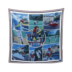 HERMES エルメス カレ90 ダブルフェイス WOW スカーフ