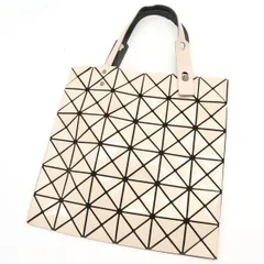 BAO BAO ISSEY MIYAKE バオバオ イッセイミヤケ 日本製 トートバッグ  アイボリー レディース 古着