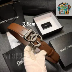 【今日WTO】Dolce & Gabbana ドルチェ & ガッバーナ レザーベルト-OK87