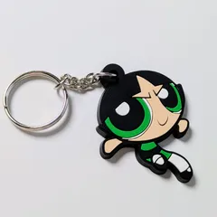 送料無料！ ★ラバーキーホルダー★ 【パワーパフガールズ The Powerpuff Girls バターカップ】 〚アメリカン雑貨 アメトイ〛
