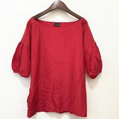 PINKO 肩空き 赤 トップス 美品 - メルカリ