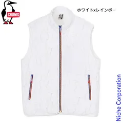 【新品】 チャムス  ブービーステッチフリースベスト CH04-1418 アウトドア ウェア メンズ キャンプ用品 キルティング 刺繍ロゴ