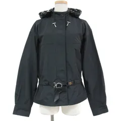 美品 LOUIS VUITTON ルイヴィトン ブルゾン パーカー ジャケット アウター ブラック 黒 34(XS) フーデッド モノグラム 1A5TTH 22秋冬【レディース】のサムネイル