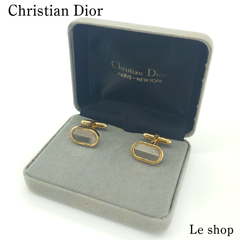 Christian Dior クリスチャンディオール カフス ゴールド シルバー メンズ  中古
