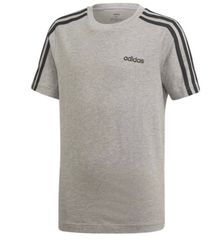 アディダスジュニア3ストライプス半袖Tシャツ★グレー140新品