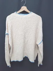 ◇ ⊆ CIAOPANIC TYPY チャオパニックティピー フリル 長袖 ニット サイズF ベージュ レディース E  【1506180007116】