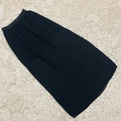 美品【H&M】エイチアンドエム ウエストゴム ロングスカート 無地 620