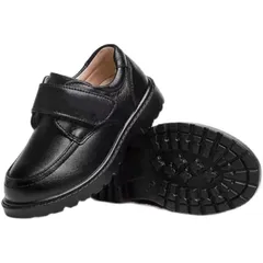 ☆ ブラック ☆ 男の子 フォーマルシューズ 本革  男の子 フォーマル シューズ 本革 革靴 レースアップ フォーマルシューズ  フォーマル靴 子供靴 レザー 柔らかい 滑り止め 子供フォーマル すべり止め シューズ キッズ 子供 こども　マジックテープ