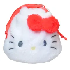 【メール便】ハローキティ 巾着袋 ダイカット巾着 サンリオ カミオジャパン きんちゃくポーチ 小物入れ キャラクター グッズ 