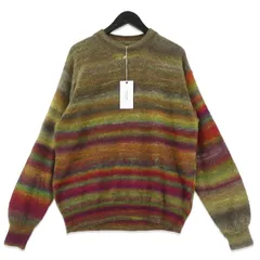 未使用 JOHN MAISON SMITH ジェーンスミス 7G GRADATION CREW SWEATER 24WKN-＃571 ニット オレンジ M タグ付き 61002374のサムネイル