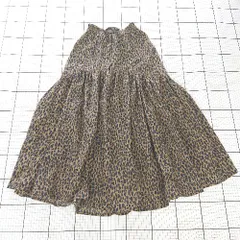 ◇ ⊂ CIAOPANIC TYPY チャオパニックティピー ドロスト ロング丈 ギャザー スカート サイズONE ブラウン系 レディース E  【1508260059565】