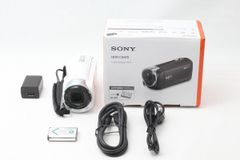 ソニー Sony HDR-CX470 ホワイト 付属品満載 元箱◇44775