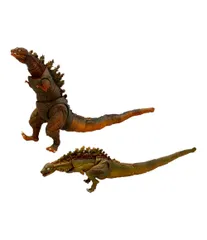 美品 バンダイ シン・ゴジラ S.H.MonsterArts ゴジラ（2016） 第2形態&第3形態セット フィギュア