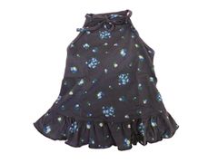 0621-02　コーギー用花柄キャミソール　グレー　ペット　犬服　新品