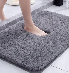 slefancy バスマット お風呂マット 足ふきマット 玄関マット 超厚い 吸水速乾 滑り止め ふわふわ 丸洗い可能 洗面所 脱衣所 浴室 キッチン 台所(40*60)
