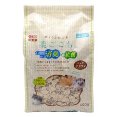 【迅速発送】柔ごこち ブラウン パルプマット 天然広葉樹パルプ100% 消臭+抗菌 床材 ハムスター・小動物用 400g
