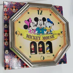 デザイナミッキーマウス ミニーマウス アナログからくり メロディ 訳あり品 デザイナミッキーマウス ミニーマウス アナログからくり