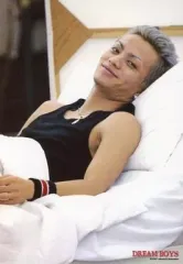 【中古】生写真(ジャニーズ) KAT-TUN/田中聖/バストアップ・タンクトップ黒・ベッドに寝るDREAM BOYS/公式生写真