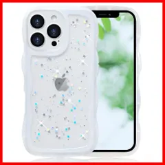 【再入荷】カバー アイホン16プロ スマホケース スマホケース ストラップホール付き 指紋防止 (透明白 滑り止め 傷防止背面 薄型 tpuソフトケース 16 かわいい キラキラ クリア ケース Pro) Pro iPhone16 対応 YUYIB