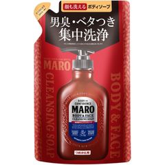 MARO(マーロ) ボディソープ メンズ 全身用 顔も洗える 詰め替え 380ミリリットル (x 1)