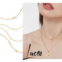 ネックレス アクセサリーレディース チタン鋼　可愛い　ハート　シンプル　プレゼント　誕生日　レディース　ギフト　お祝い　結婚記念日　luceo