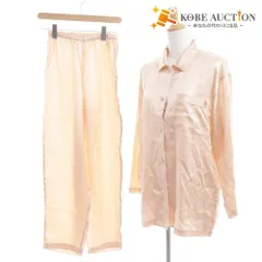 ■ ワコール パジャマ ルームウェア セットアップ トップス ボトムス 睡眠化学 シルク レディース M ピンクベージュ タグ付き 未使用
