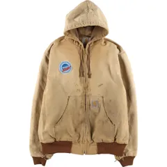 古着 80~90年代 カーハート Carhartt アクティブジャケット ダックフルジップパーカー USA製 メンズXL相当 ヴィンテージ/evb007703