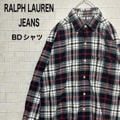 ラルフローレン ジーンズ　チェックシャツ　長袖 ボタンダウン