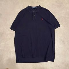 ポロ　ラルフローレン　ネイビー　ポロシャツ  ワンポイント