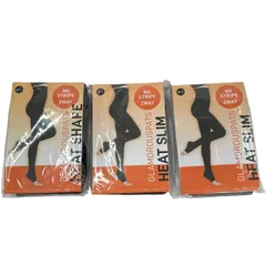 C823 GLAMOROUSPATS HEAT SLIM グラマラスパッツ ヒートスリム M-L 3個セット 2WAYタイプ 裏起毛