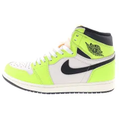 NIKE (ナイキ) AIR JORDAN1 HIGH OG VOLT エアジョーダン1 ボルト ハイカットスニーカー ライトグリーン US9/27cm 555088-702