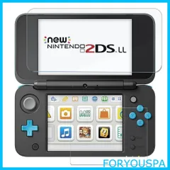 【新着商品】RDFJ Newニンテンドー2DS LL専用 ガラスフィルム 2画面用セット NEW2DSLL専用 液晶保護フィルム 日本旭硝子素材採用 高透過率 薄型 硬度9H 飛散防止処理 2.5D ラウンドエッジ加工 自動吸着