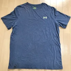 アンダーアーマー Tシャツ ネイビー XL メンズ