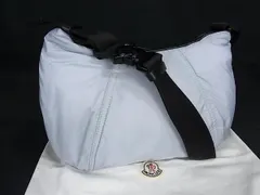 ■新品■未使用■ MONCLER モンクレール ナイロン クロスボディ ショルダーバッグ 斜め掛け レディース ライトブルー系 BJ7736のサムネイル