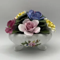 エインズレイ/AYNSLEY　陶花　フラワー　オブジェ Yahoo!オークション - AYNSLEY エインズレイ 陶花 フラワー