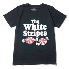 THE White Stripes 公式 新品 Tシャツ Peppermints-Black ロック ガレージパンク