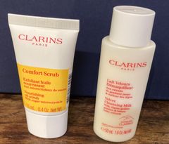 クラランス　コンフォートオイルスクラブ＆ベルベットクレンジングミルク