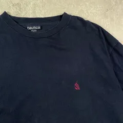 90年代 USA製 NAUTICA ノーティカ ワンポイントロゴプリント Tシャツ メンズXL 