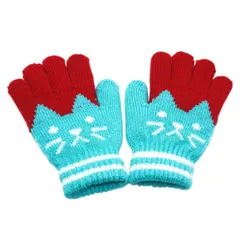【数量限定】女の子 通園 男の子 通学 グローブ 5本指 キッズ アウトドア ニット手袋 かわいい 子供 秋冬 手袋 防寒 [zefangyu] 保温