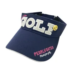 PEARLY GATES パーリーゲイツ  サンバイザー  ネイビー系 FR [240101540828] ゴルフウェア ストスト