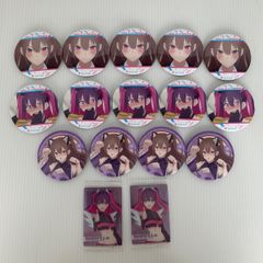 2.5次元の誘惑 ハピネス 缶バッジ 橘美花莉 14個セット ケモミミ 中華ロリータ ●おまけ ウエハースカード