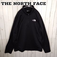 THE NORTH FACE ノースフェイス ソフトシェルジャケット  ハーフジップ ブラック (メンズ L)
