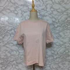 プラステ　PLST  レディース　半袖Tシャツ　レディース　【М】　ピンク 　桃色　おしゃれ　かわいい　綿100%　コットン100%   シンプル　カジュアル
